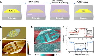 Solution-processed thickness engineering of tellurene for field-effect transistors and polarized infrared photodetectors